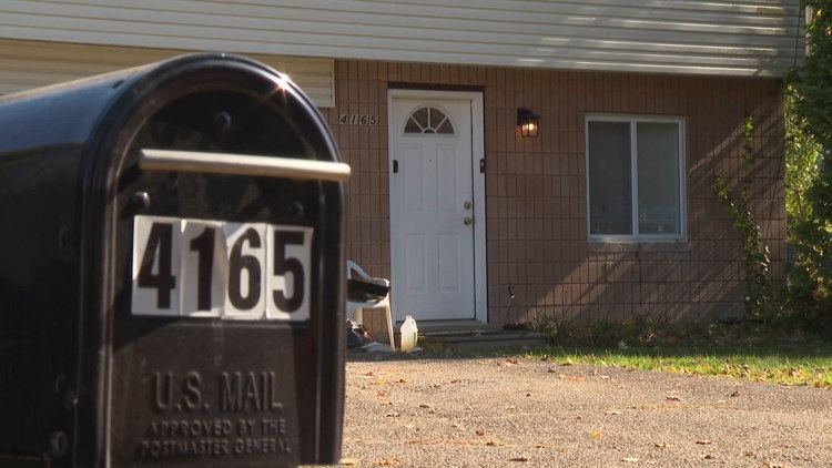 A somber memorial scene in Stow, Ohio, honoring Larretta Allisson.